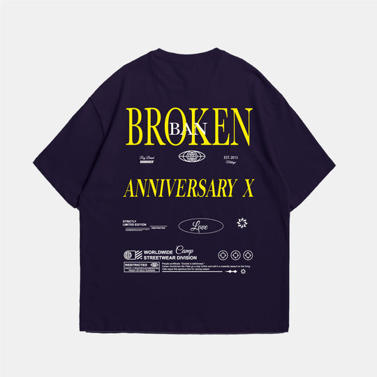 T-shirt anniversaire bleu marine