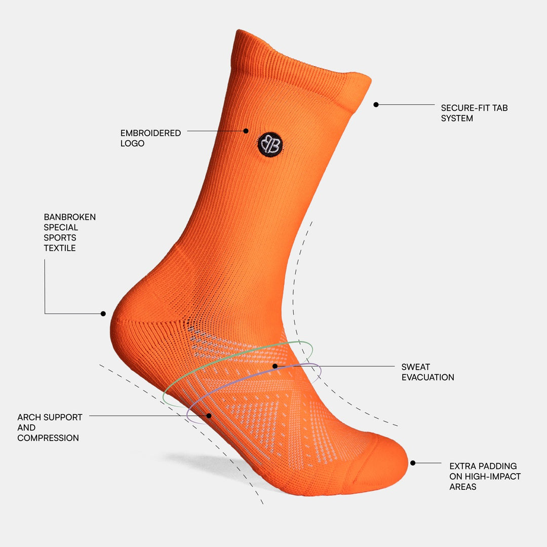XPro Sport Sock Coral Neon