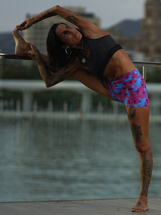 Kurzer lila Lift