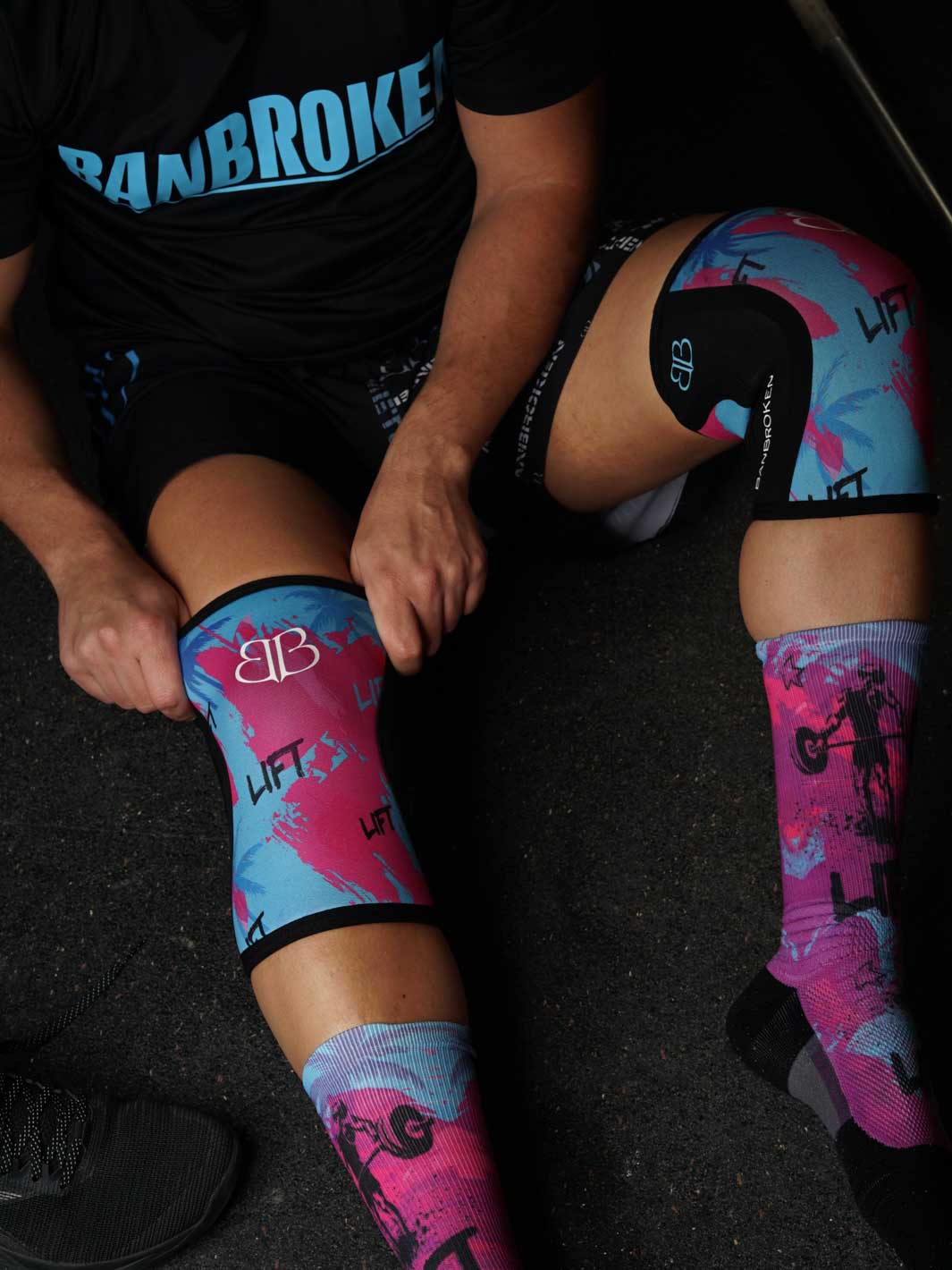 Purple Lift Knee Pads