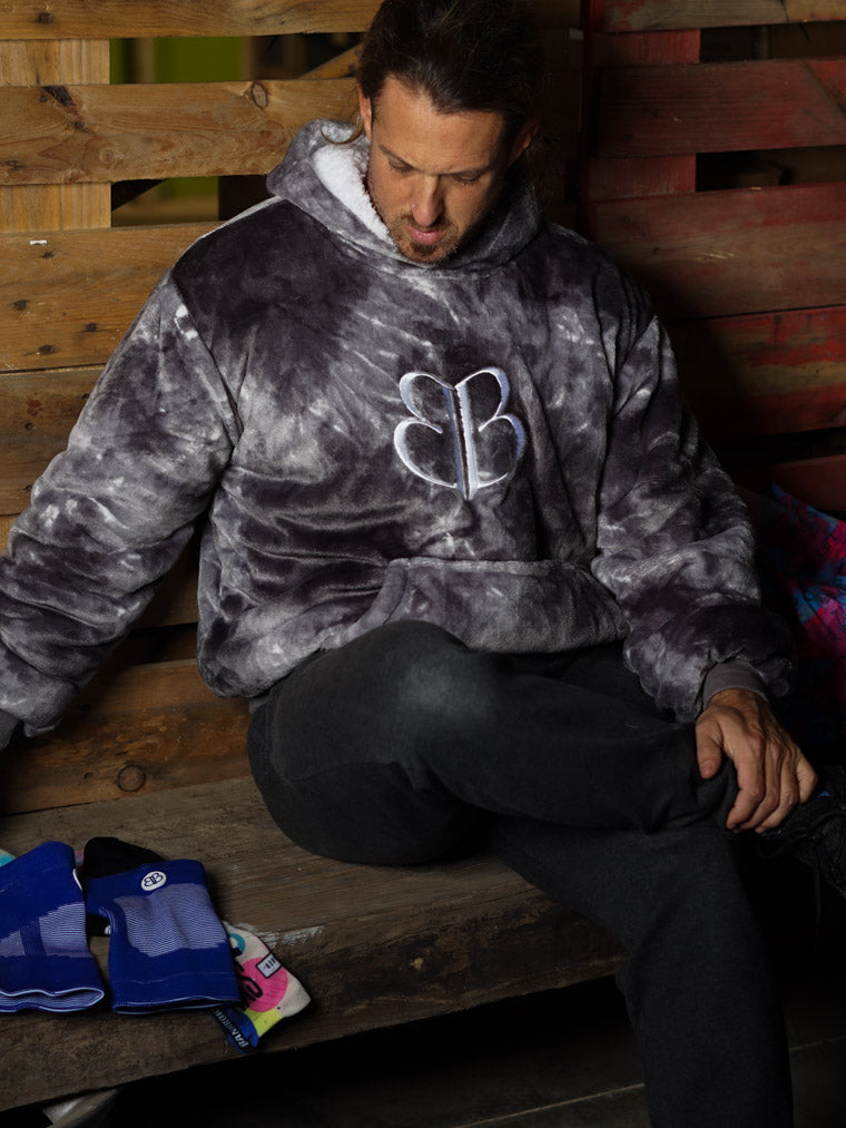 Polar osi Krawatte Schwarzes Sweatshirt