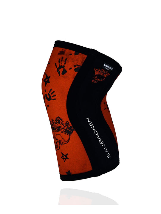 Red Skull Knee Pads