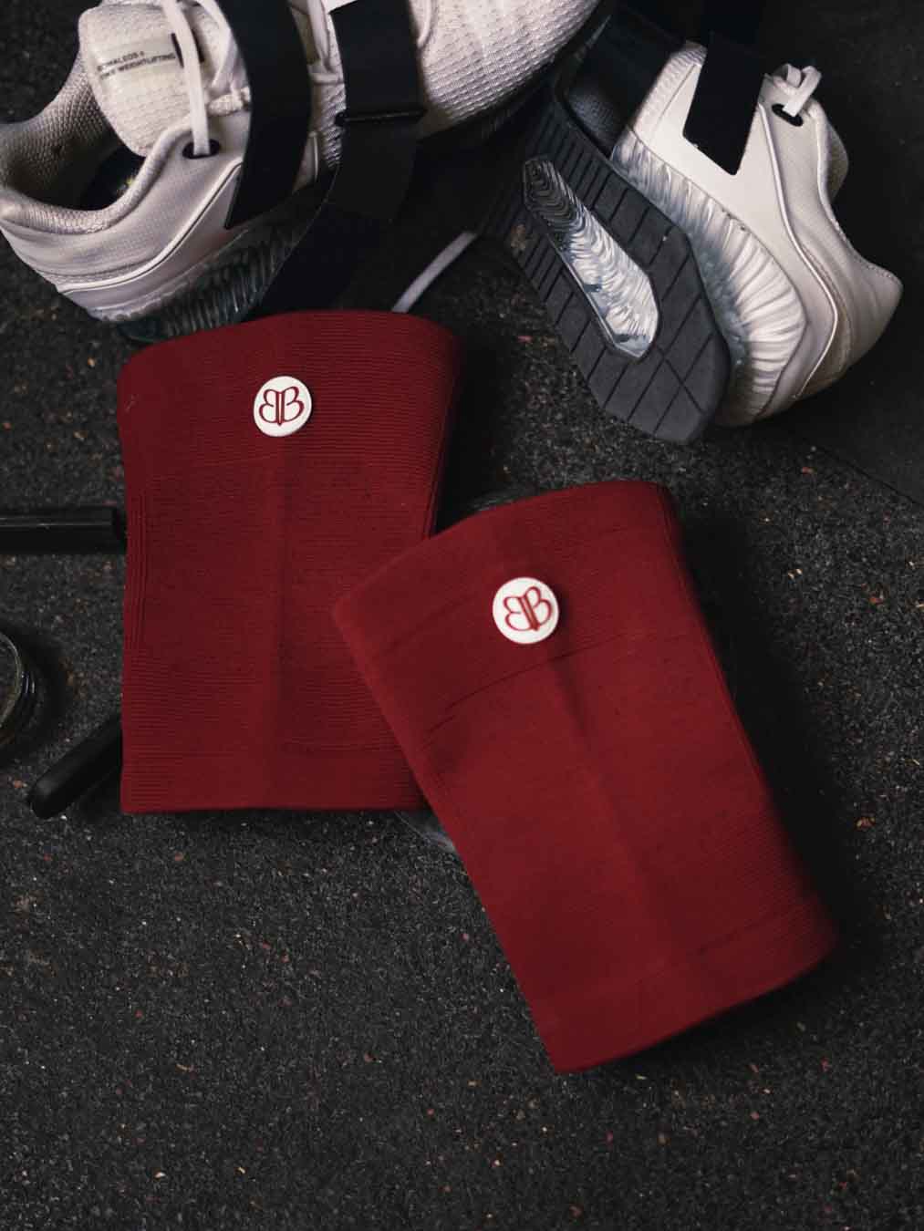 Genouillères Knitted Red