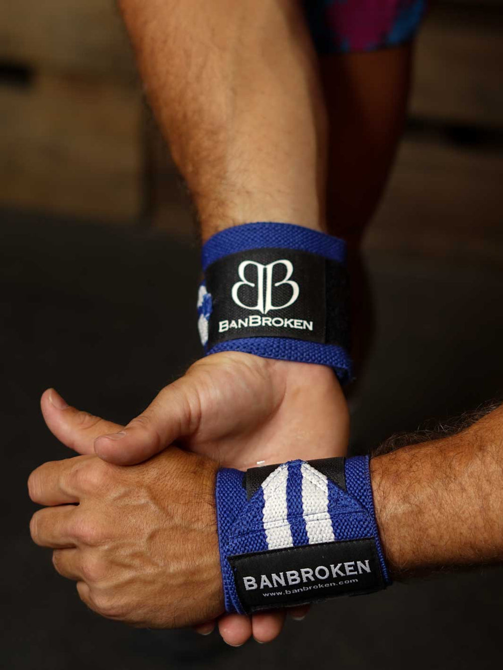 Fascia da polso blu navy